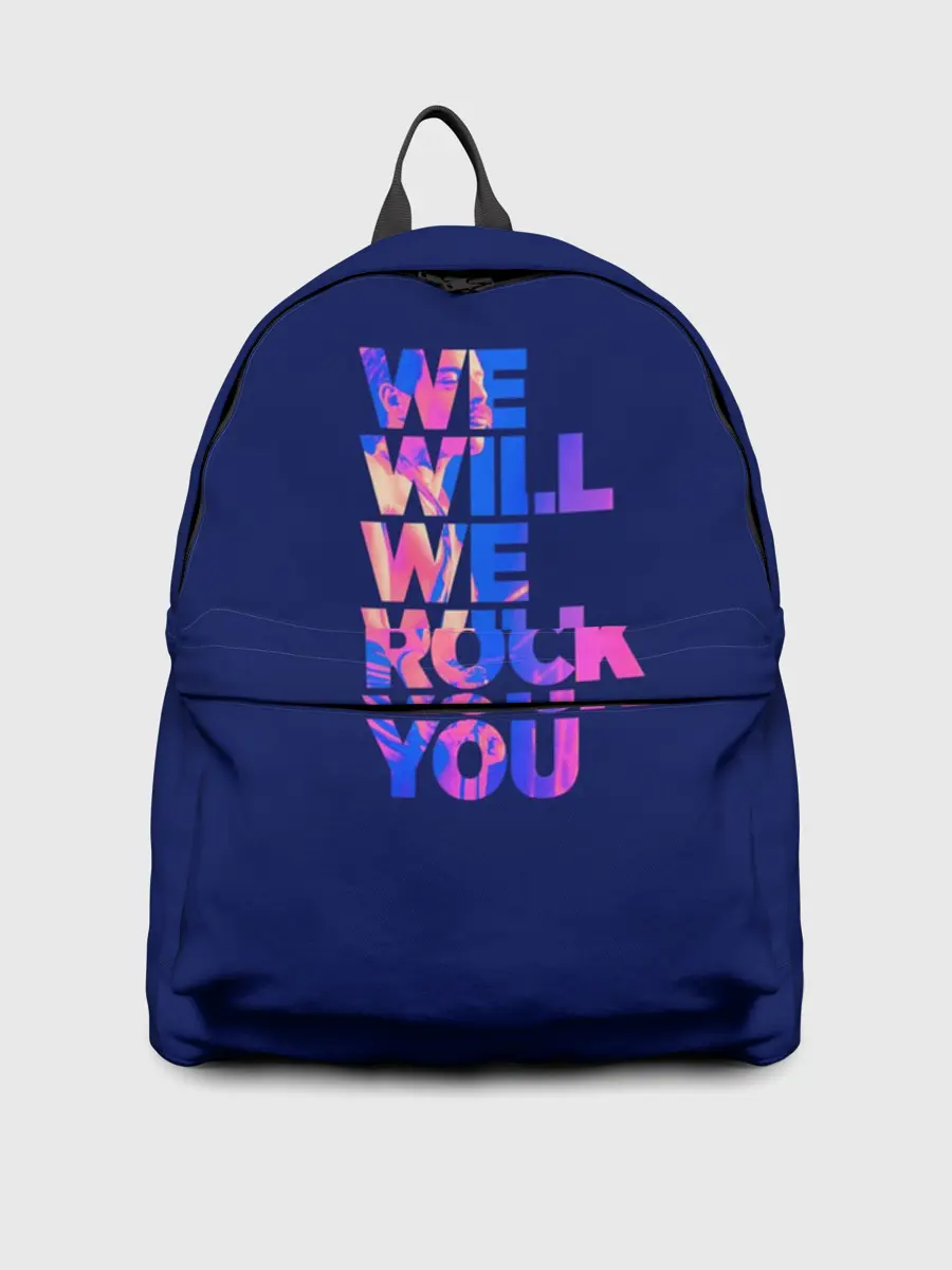 Рюкзак джинсовый / Queen. We Will Rock You