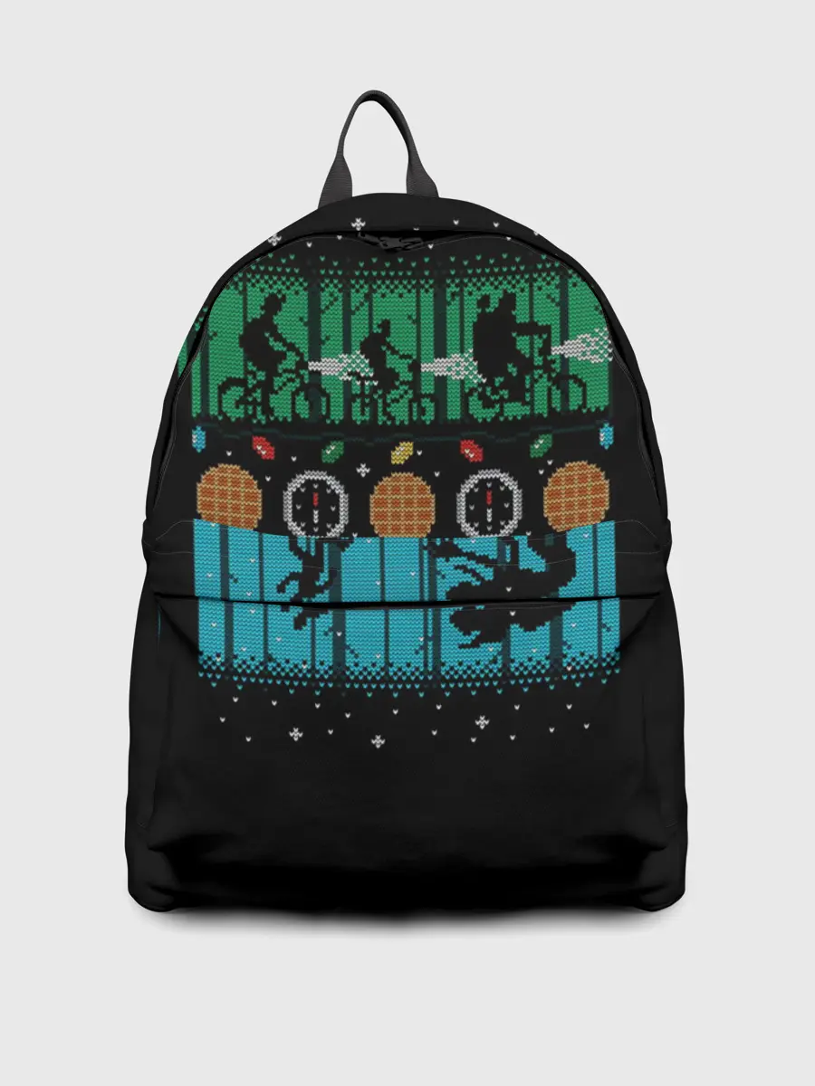 Рюкзак джинсовый / Очень странные дела -Новый Год