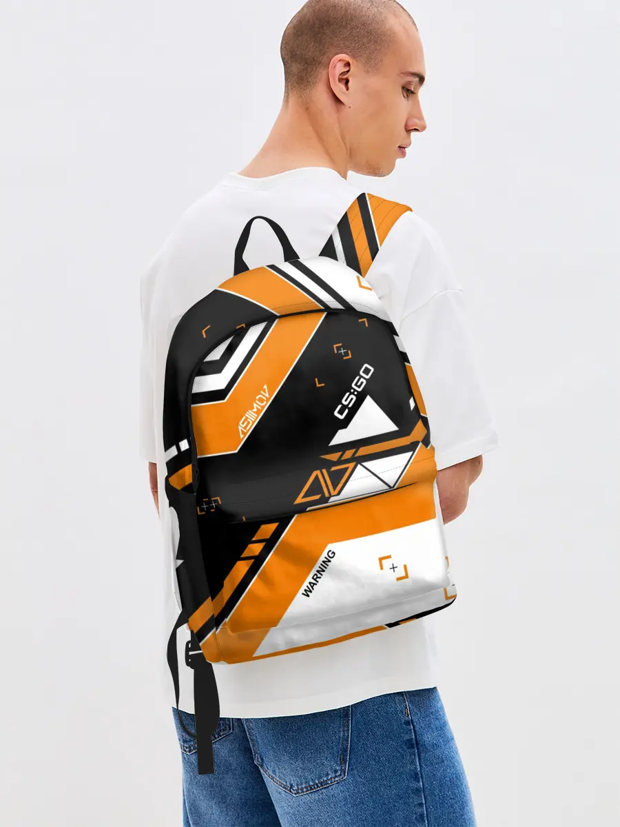 Рюкзак джинсовый / CS:GO - Asiimov Inverted