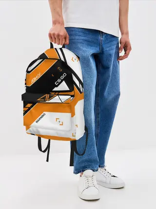 Рюкзак джинсовый / CS:GO - Asiimov Inverted