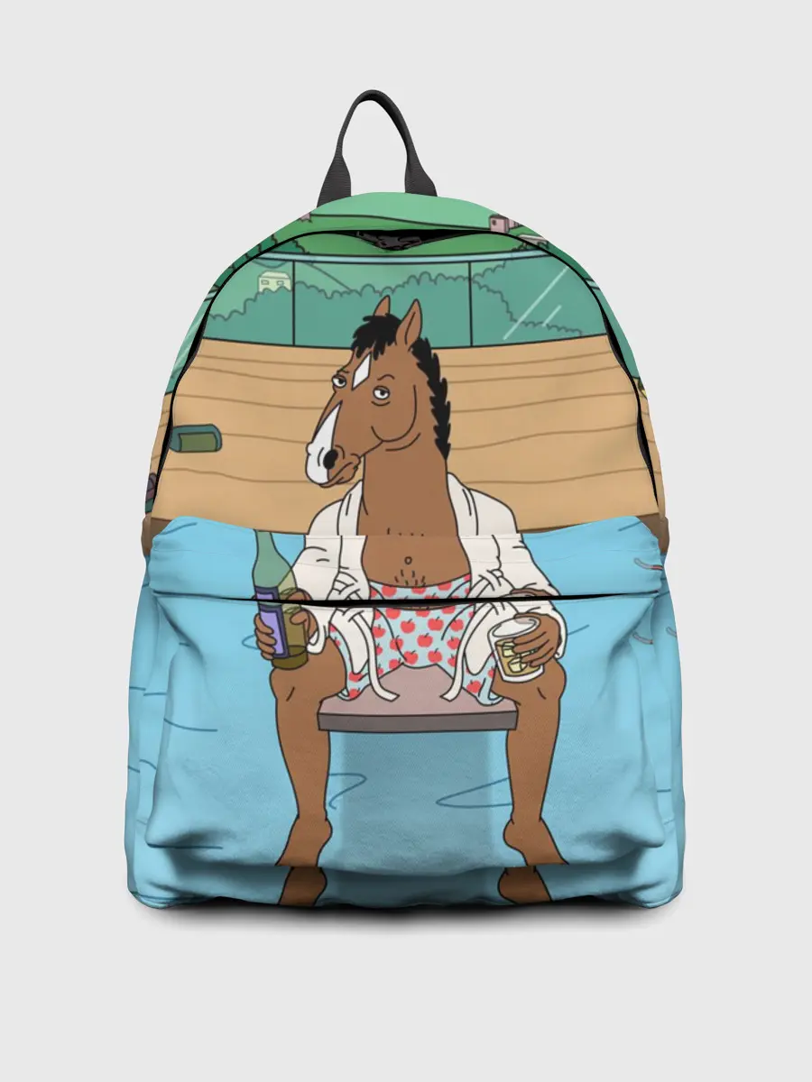 Рюкзак джинсовый / Конь БоДжек