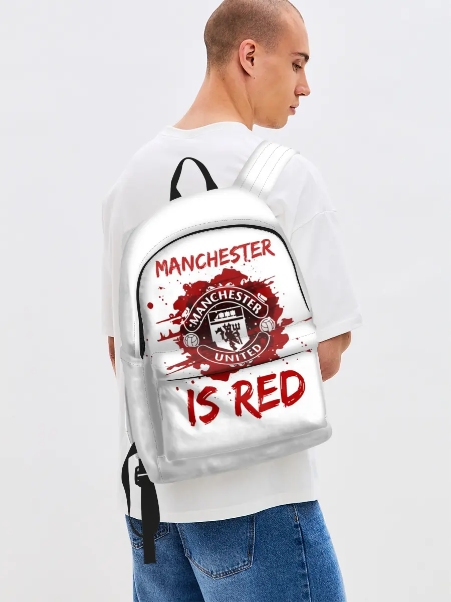 Рюкзак джинсовый / Манчестер Юнайтед