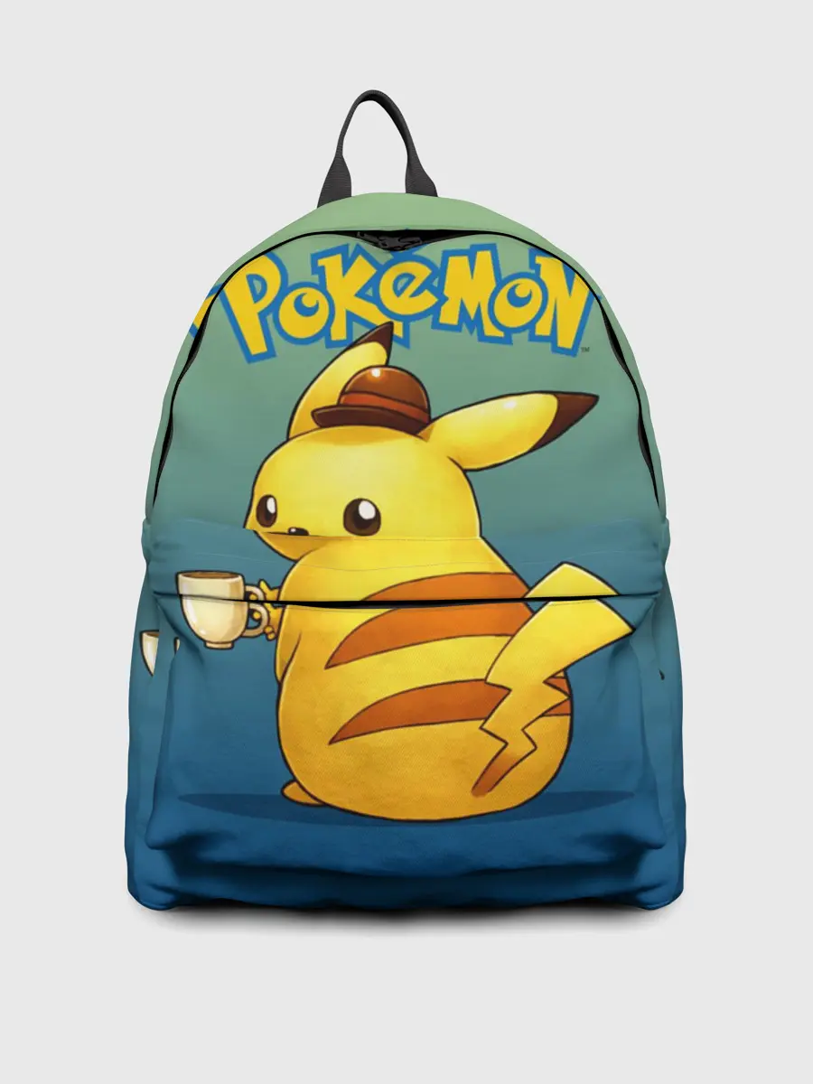 Рюкзак джинсовый / Детектив Пикачу покемон