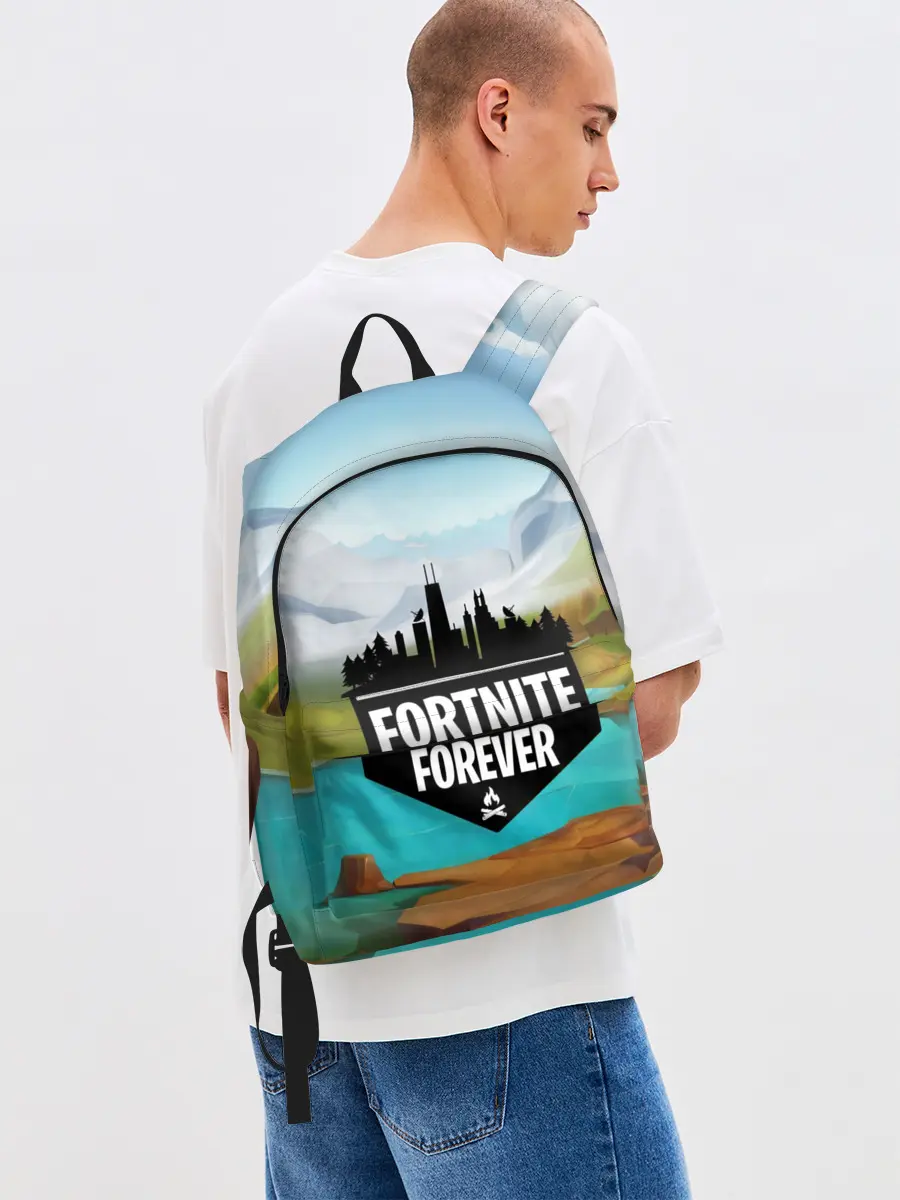 Рюкзак джинсовый / Fortnite Forever