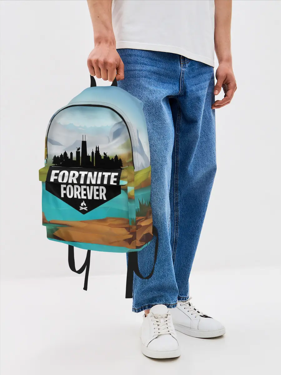 Рюкзак джинсовый / Fortnite Forever