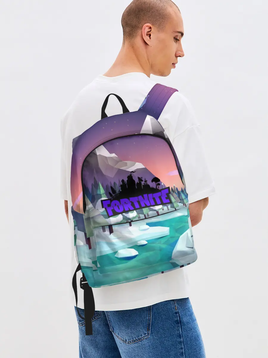 Рюкзак джинсовый / fortnite