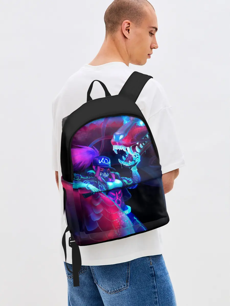 Рюкзак джинсовый / Akali. KDA