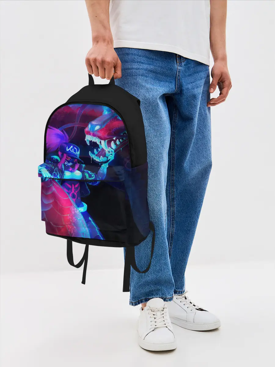 Рюкзак джинсовый / Akali. KDA