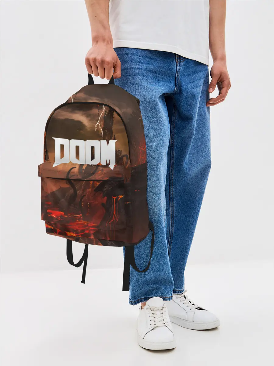 Рюкзак джинсовый / DOOM