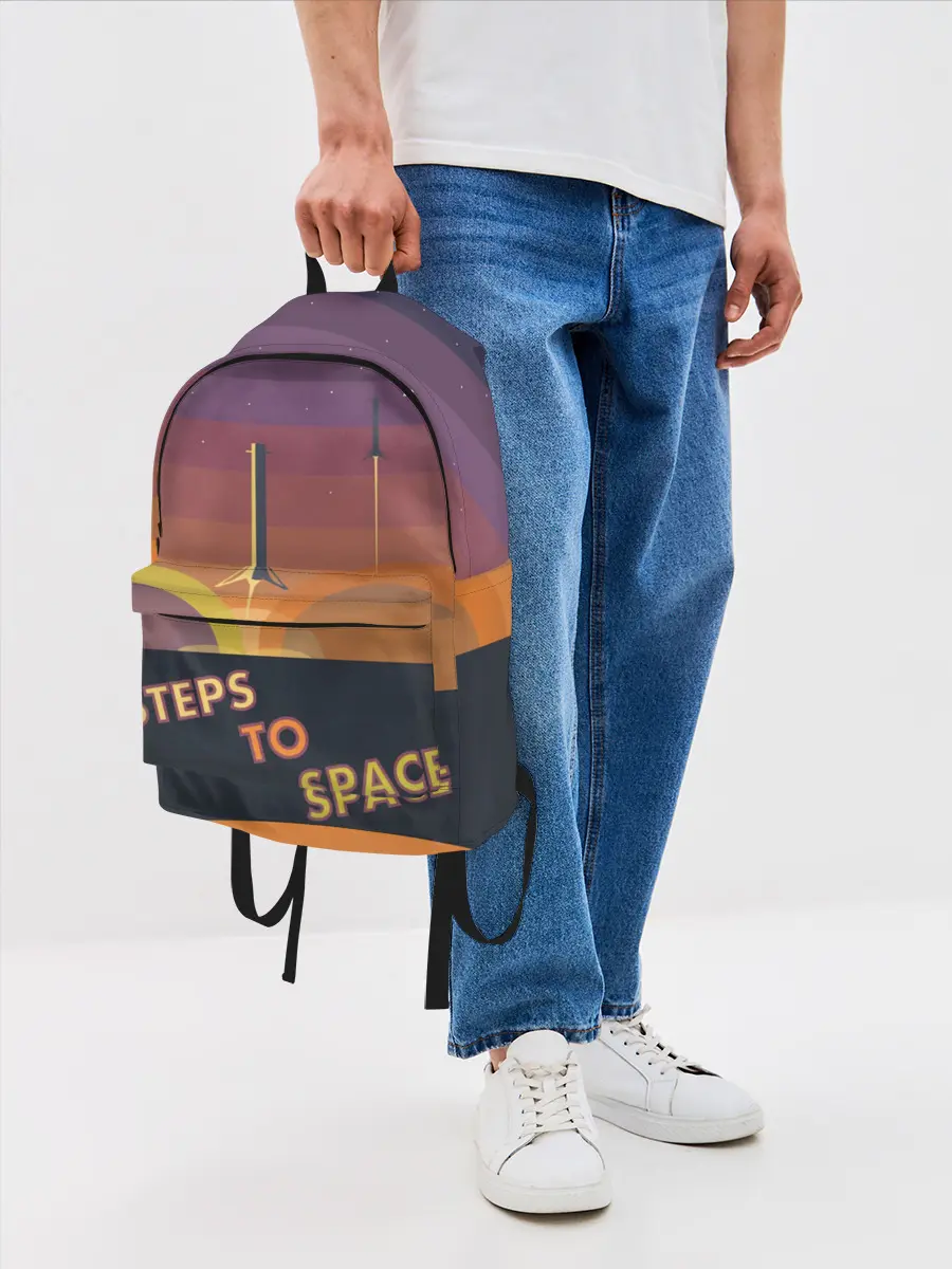 Рюкзак джинсовый / STEPS TO SPACE