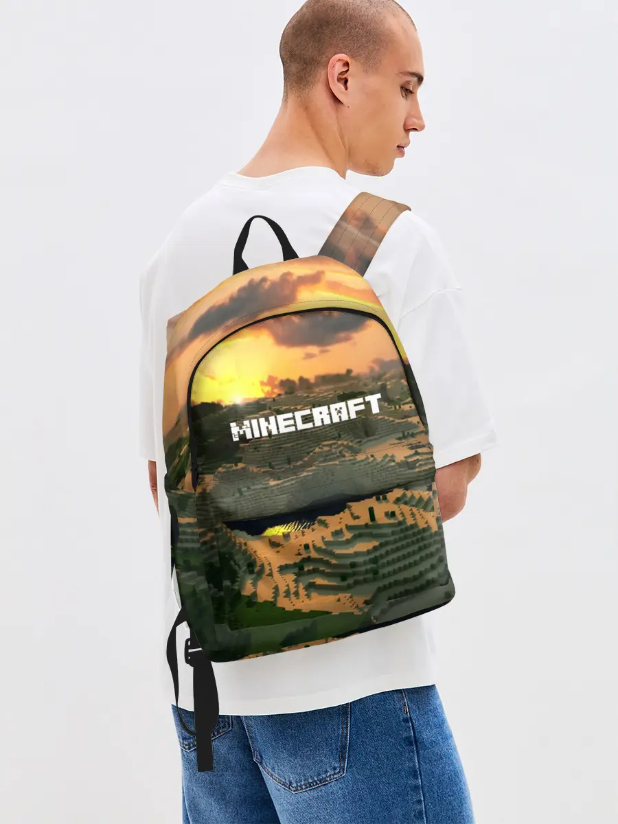 Рюкзак джинсовый / MINECRAFT