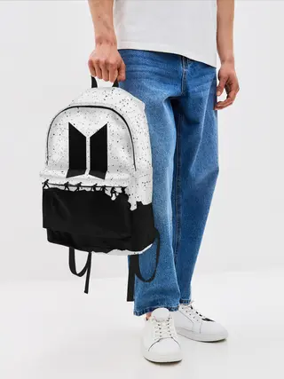 Рюкзак джинсовый / BTS STARS | БТС ЗВЁЗДЫ