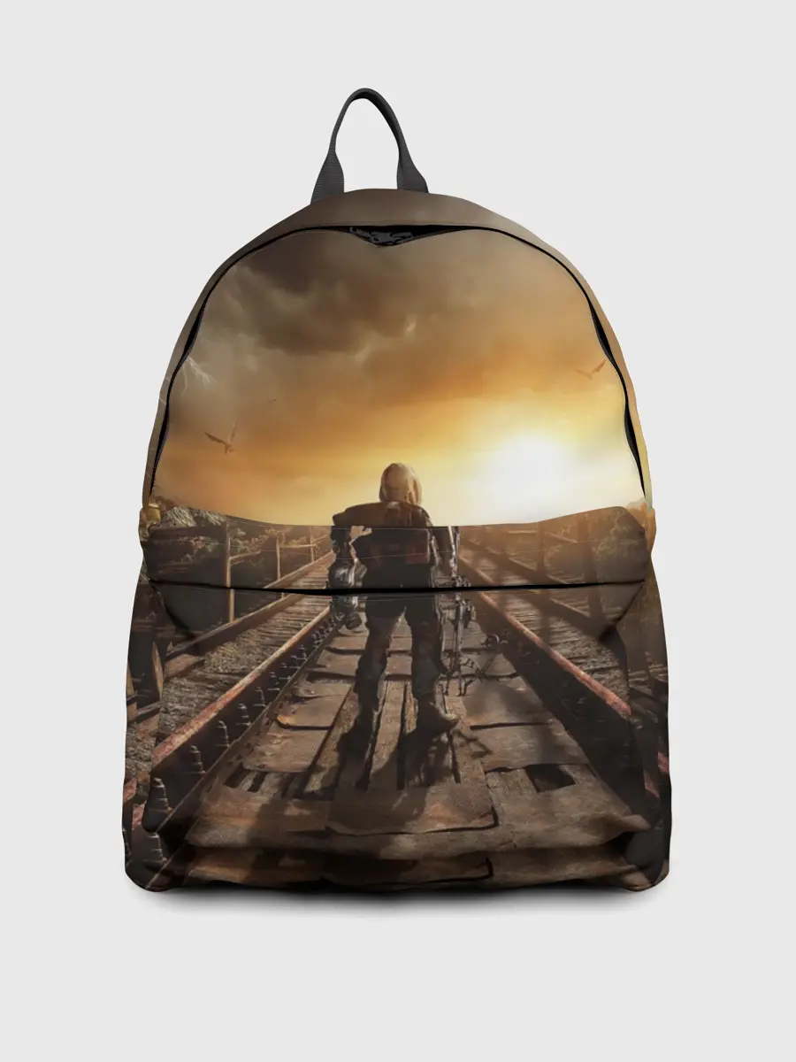 Рюкзак джинсовый / Metro 2033 постапокалипсис