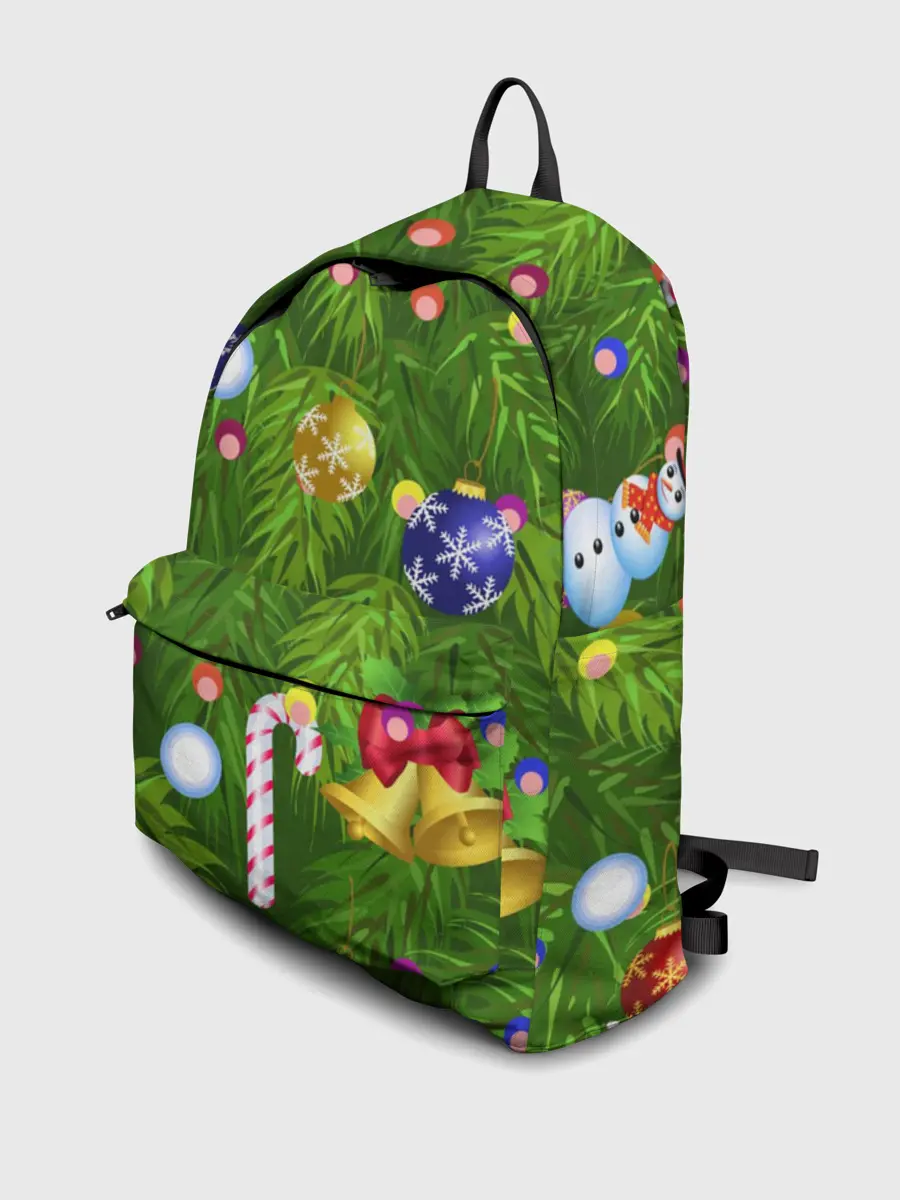 Рюкзак джинсовый / Ёлка новогодняя