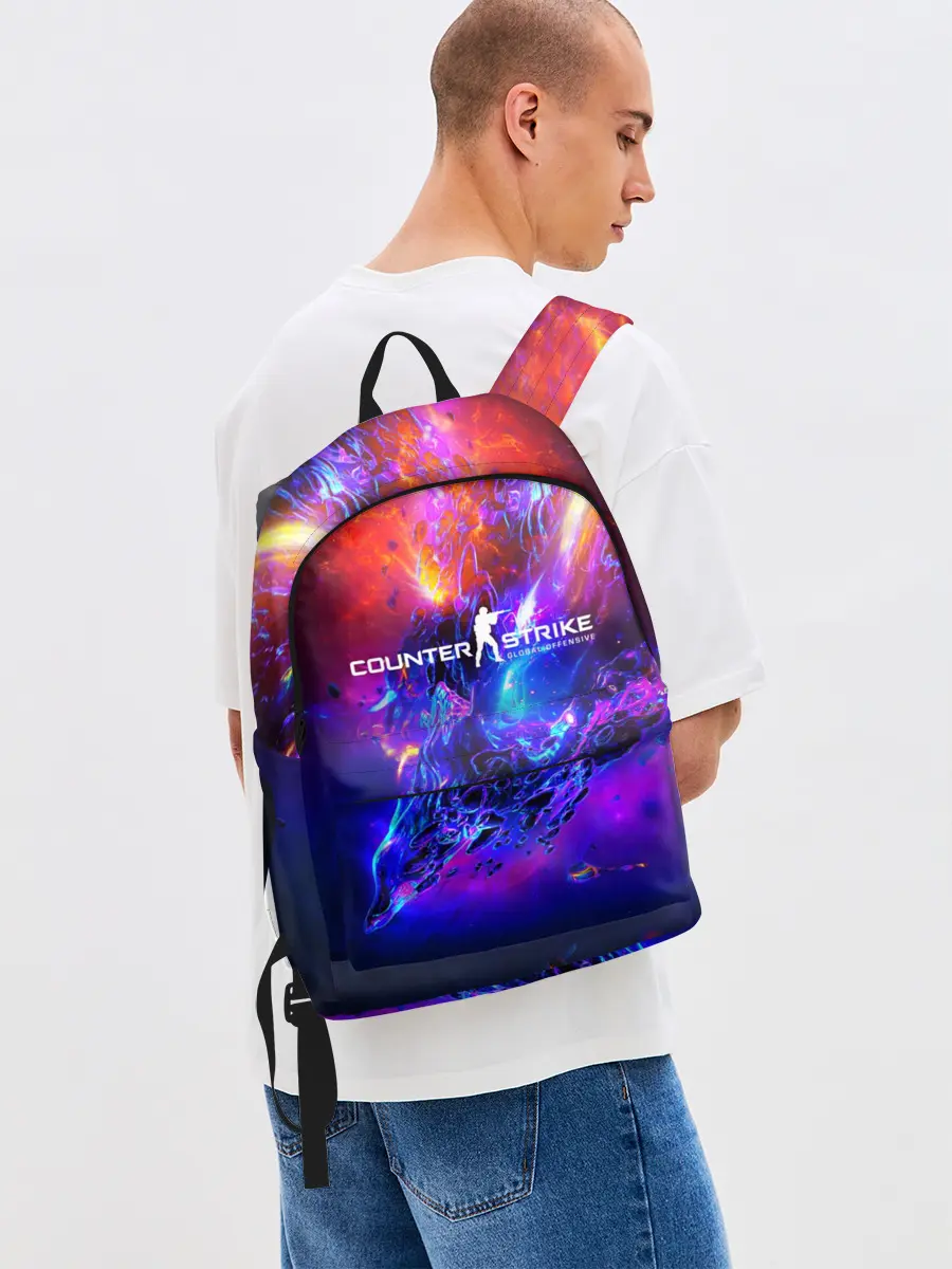 Рюкзак джинсовый / cs go:Revenge of the Beasts