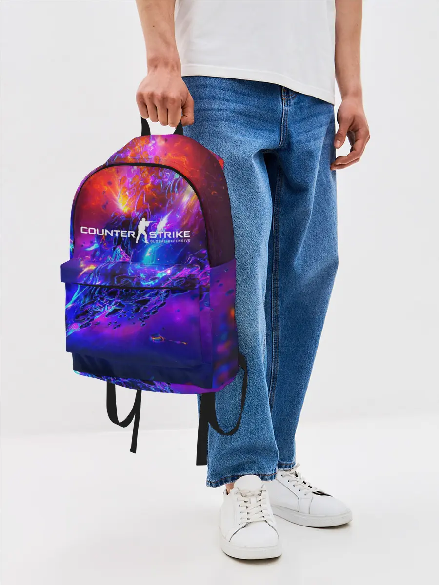 Рюкзак джинсовый / cs go:Revenge of the Beasts