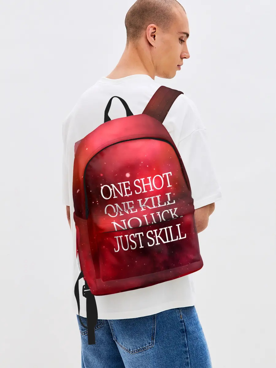 Рюкзак джинсовый / One Shot One Kill