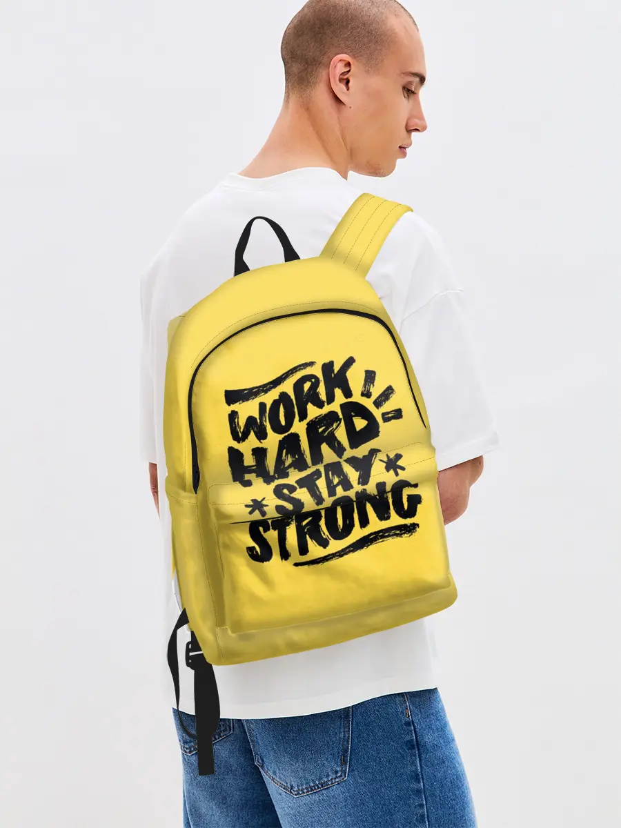 Рюкзак джинсовый / Work hard