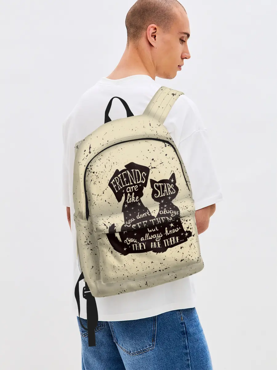 Рюкзак джинсовый / Friends