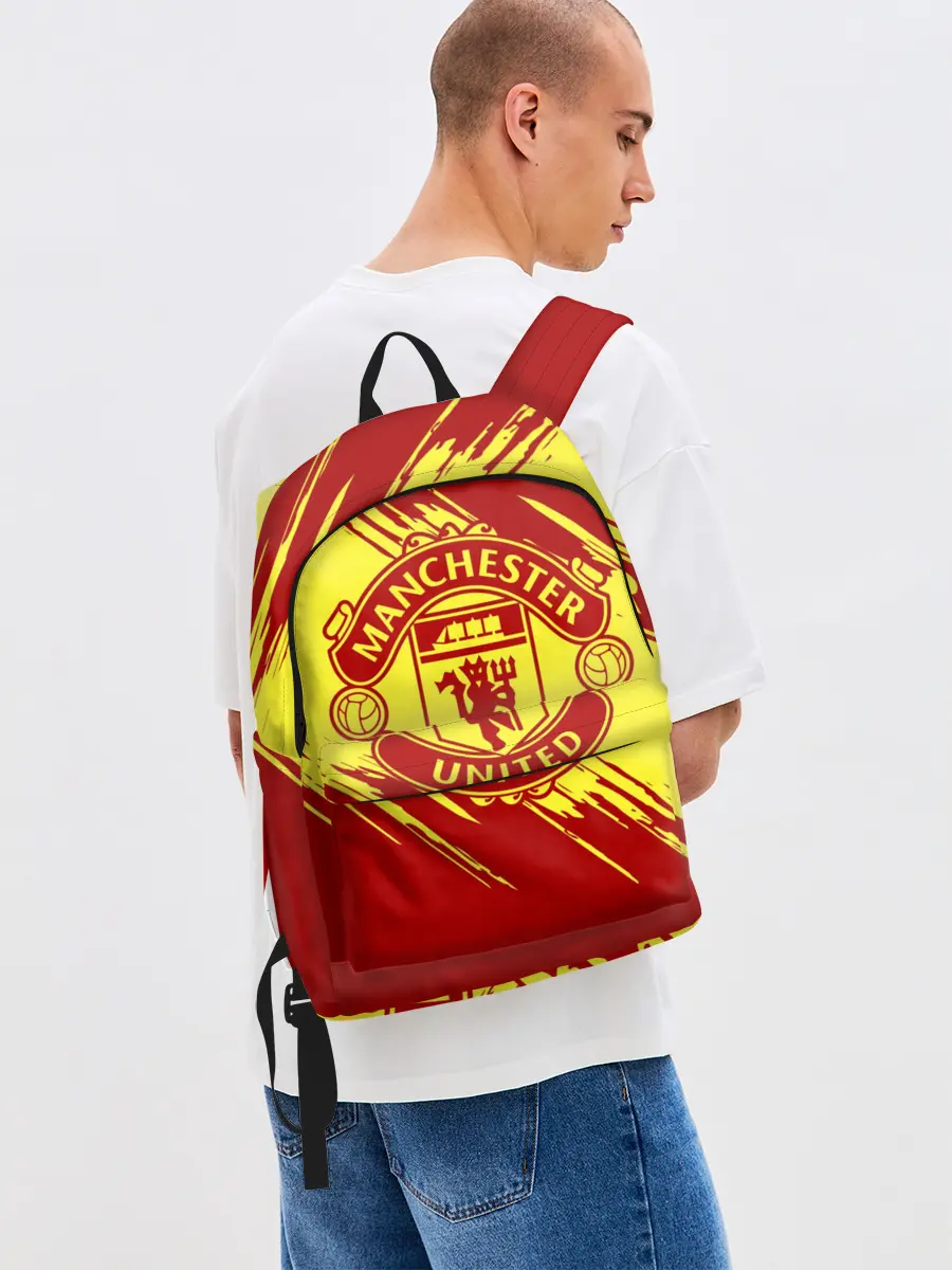 Рюкзак джинсовый / Манчестер Юнайтед