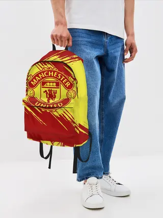 Рюкзак джинсовый / Манчестер Юнайтед
