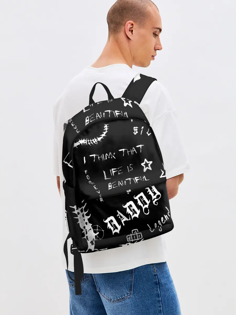 Рюкзак джинсовый / Life is beautiful