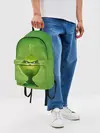 Рюкзак джинсовый / Гринч