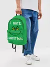 Рюкзак джинсовый / I hate christmas
