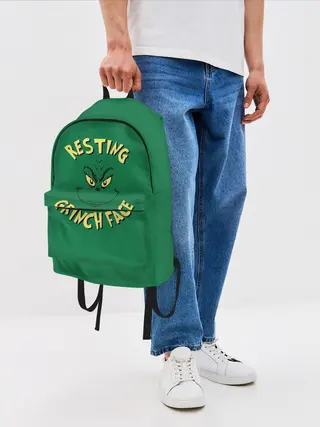 Рюкзак джинсовый / Resting Grinch Face