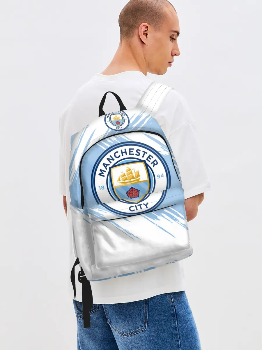 Рюкзак джинсовый / Манчестер Сити
