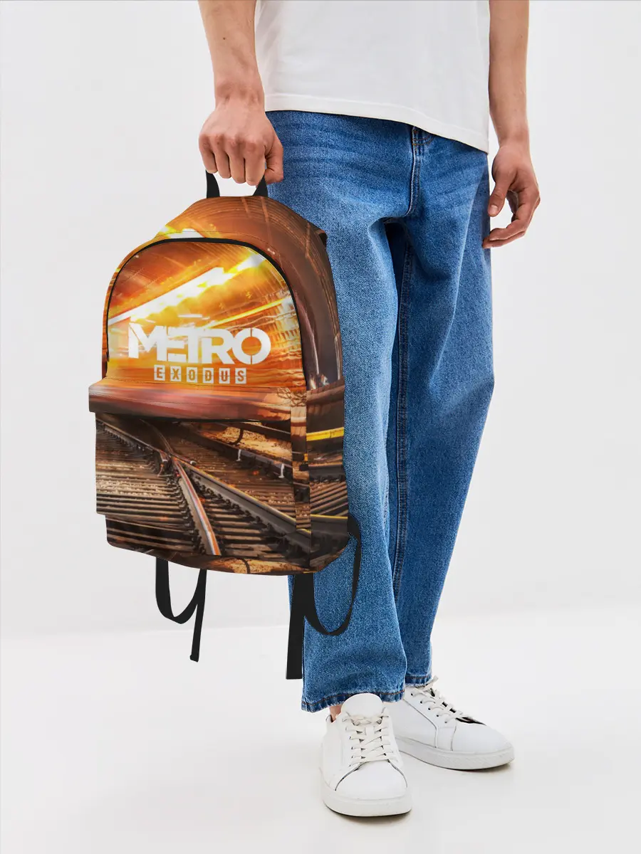 Рюкзак джинсовый / metro exodus