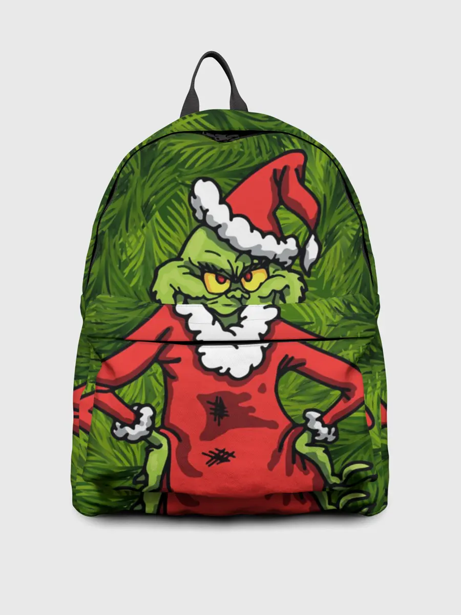 Рюкзак джинсовый / Гринч