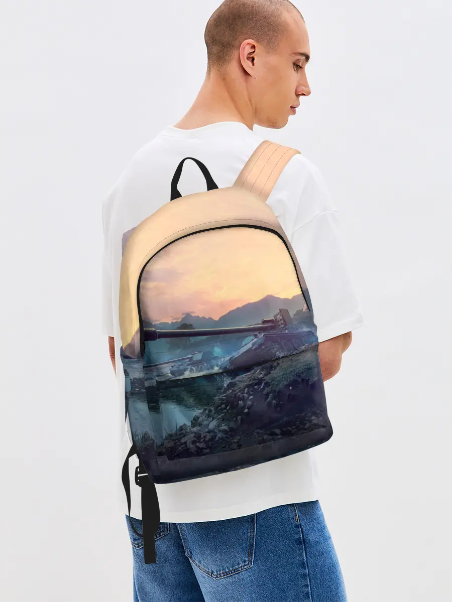 Рюкзак джинсовый / Танки