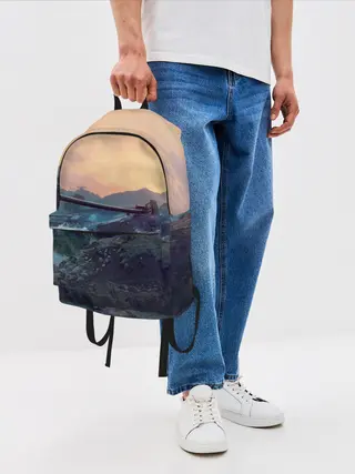 Рюкзак джинсовый / Танки