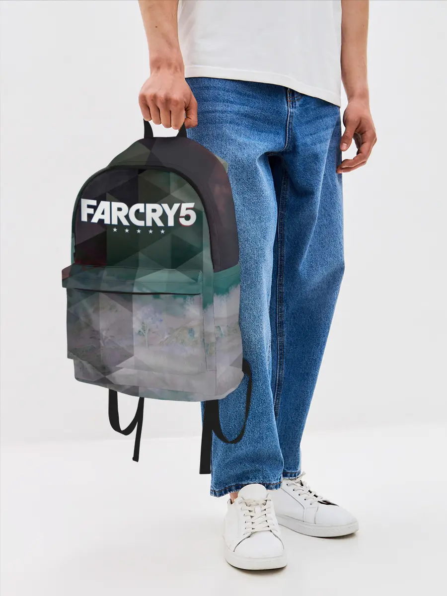Рюкзак джинсовый / FarCry polygon