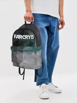 Рюкзак джинсовый / FarCry polygon