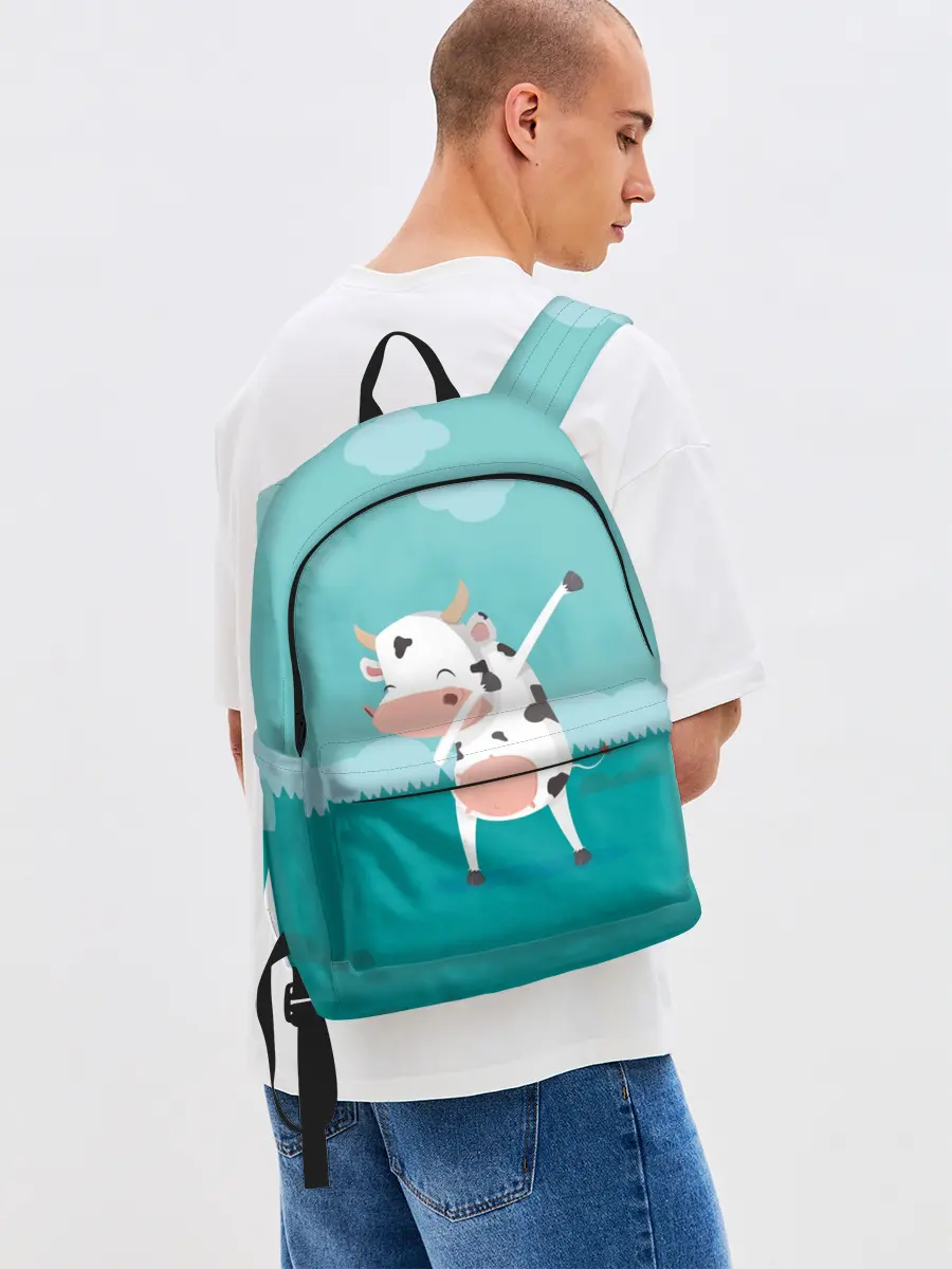 Рюкзак джинсовый / DAB Корова