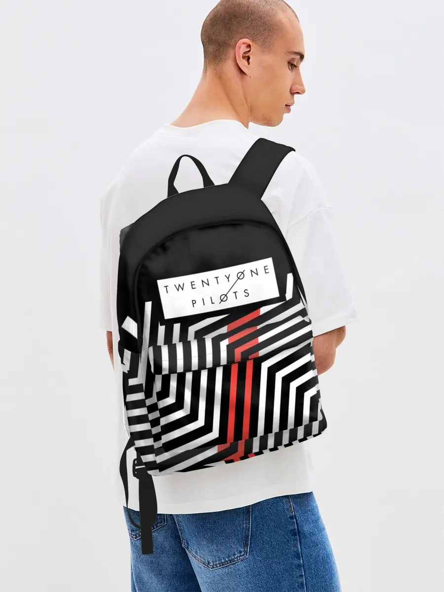 Рюкзак джинсовый / Twenty One Pilots - Blurryface