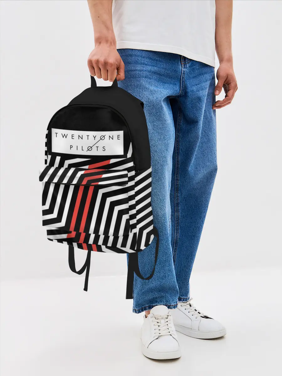 Рюкзак джинсовый / Twenty One Pilots - Blurryface