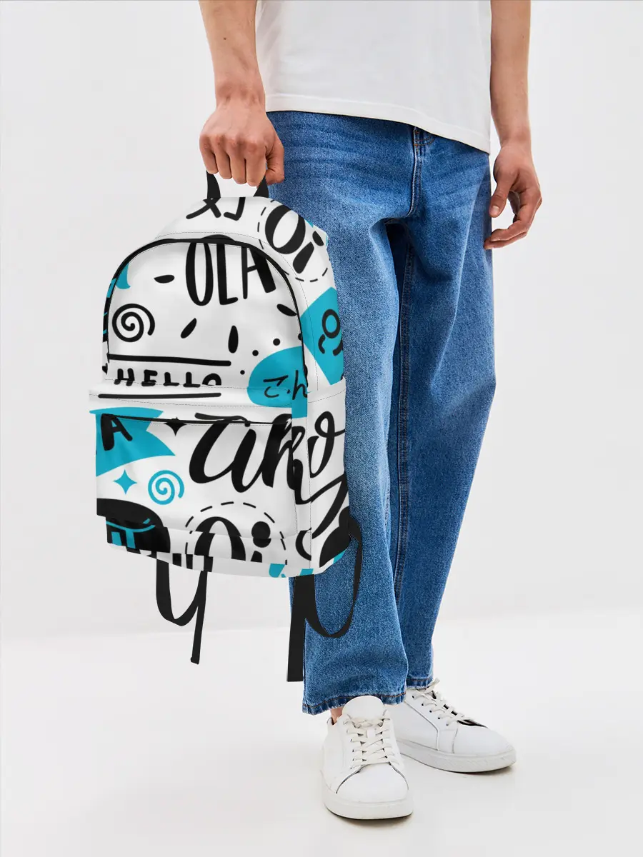 Рюкзак джинсовый / Hello