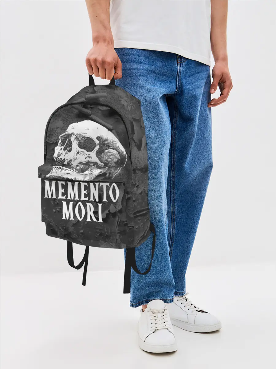 Рюкзак джинсовый / Memento mori