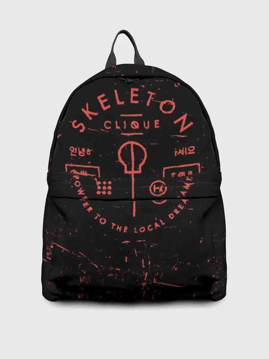 Рюкзак джинсовый / TOP - Skeleton Clique