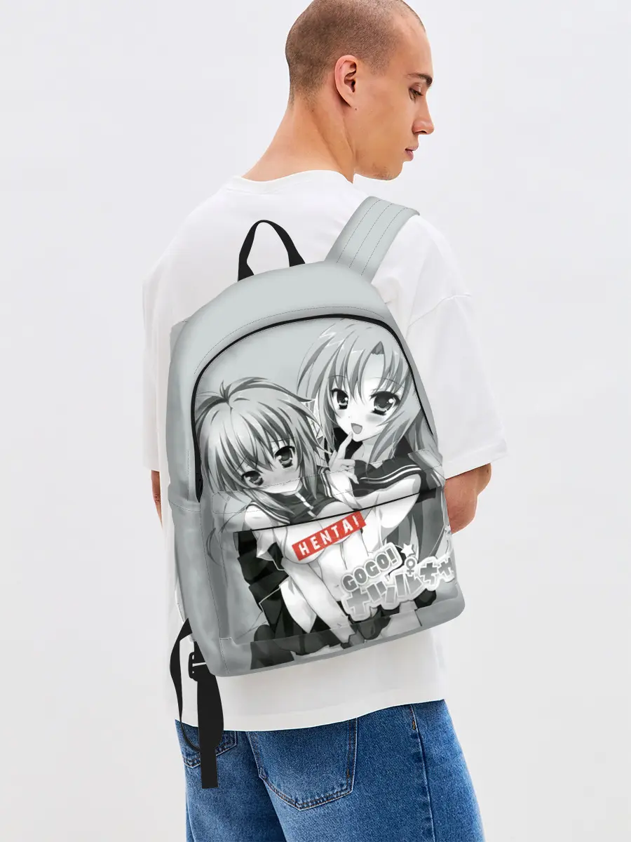 Рюкзак джинсовый / Японская анимация