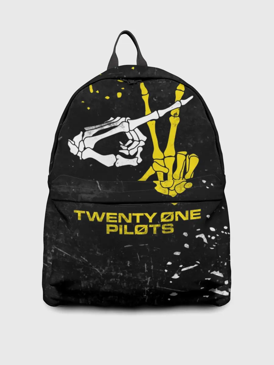 Рюкзак джинсовый / TOP - Skeleton Clique