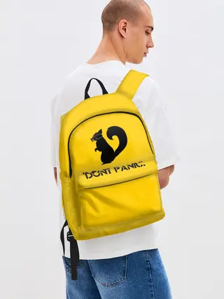 Рюкзак джинсовый / Dont Panic.