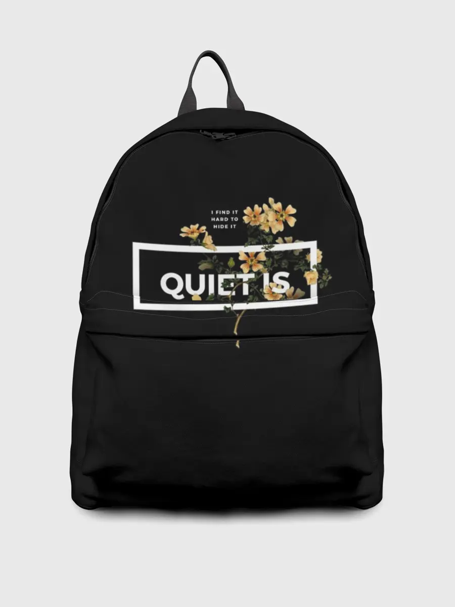 Рюкзак джинсовый / TOP. Quiet Is Violent