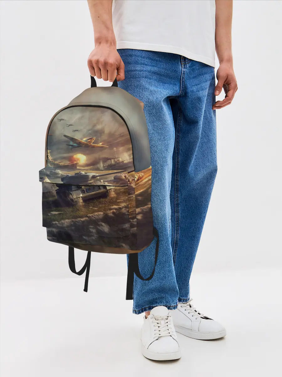 Рюкзак джинсовый / Танки