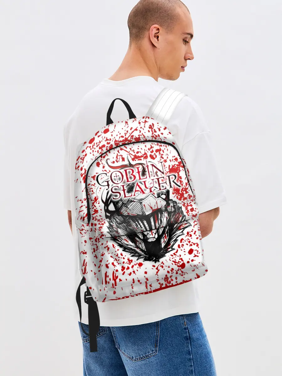 Рюкзак джинсовый / Goblin Slayer blood spots
