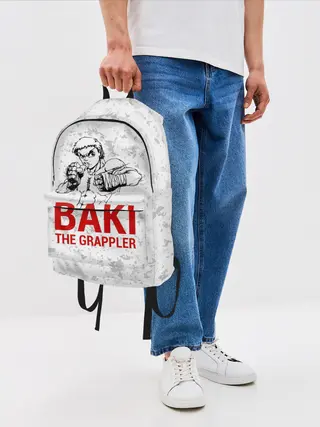 Рюкзак джинсовый / Baki the Grappler