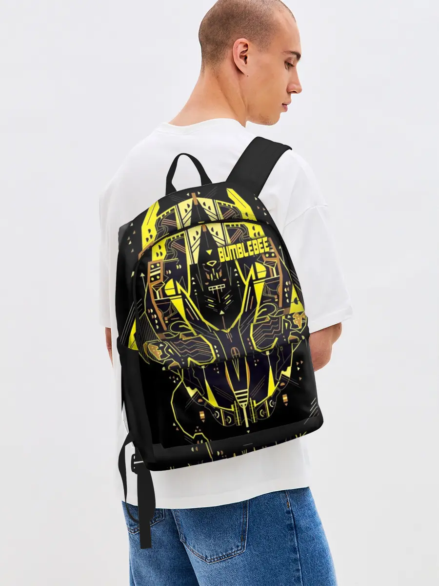 Рюкзак джинсовый / Автобот Бамблби